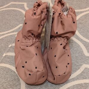 H&M Pink Polka Dot Baby Booties